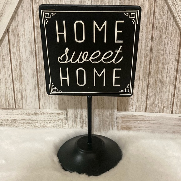 Home Sweet Home Metal Tabletop Sign - Picture 1 of 6